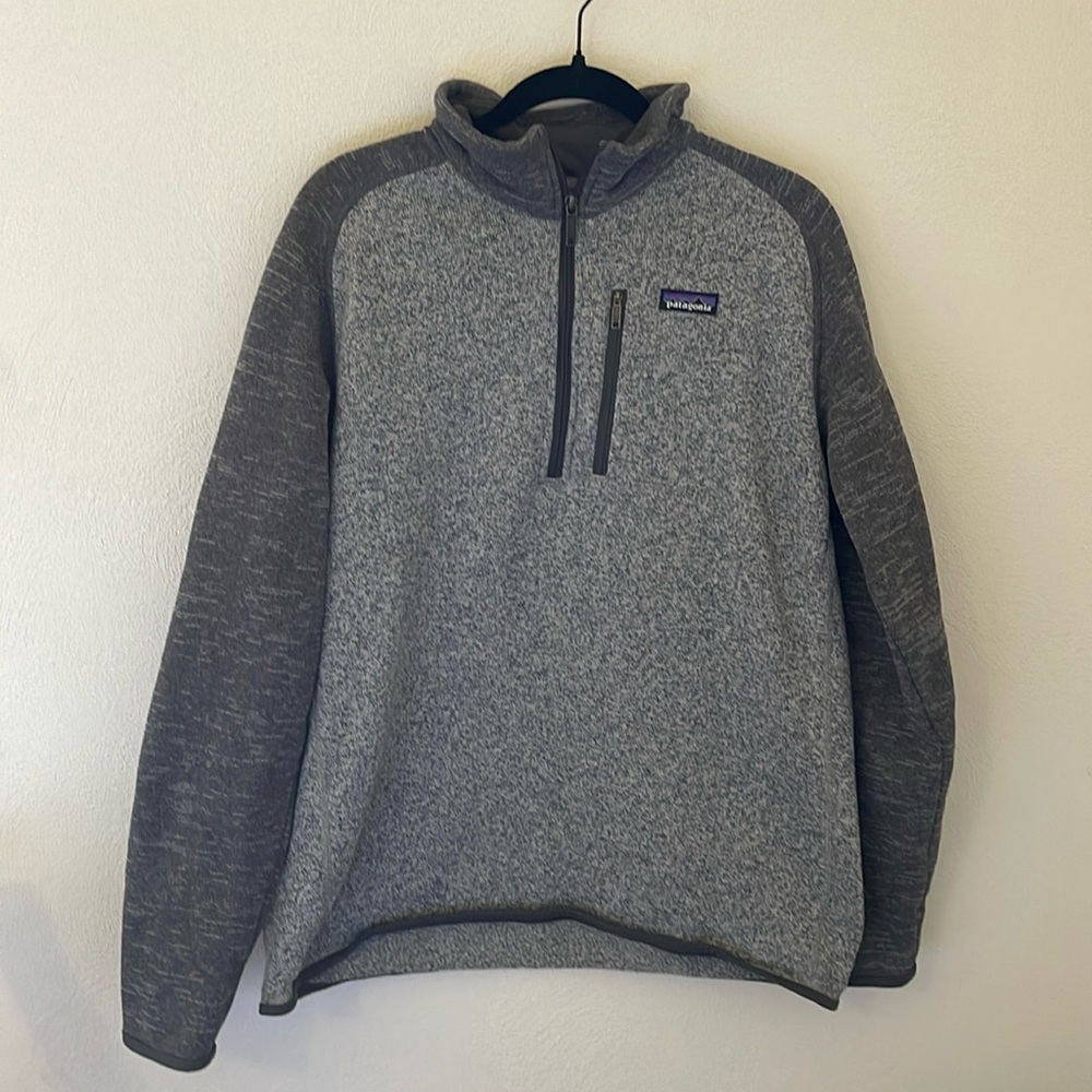 Patagonia Men’s Better Sweater, quarter zip fleece XL